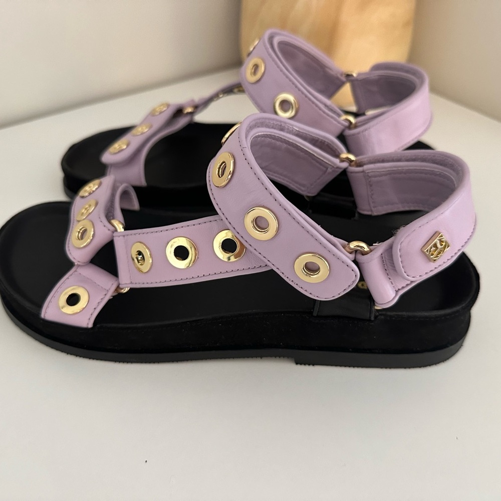 Sandro Purple and Black Women Sandals